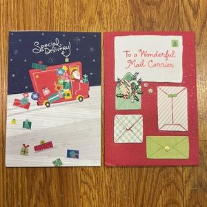 8- Hallmark Christmas cards for your mail carrier